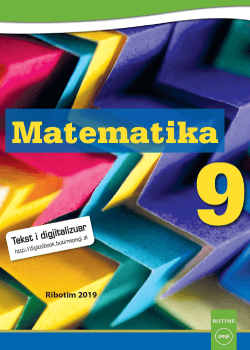 Kopertina e librit Matematika 9